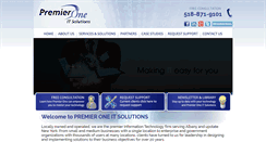 Desktop Screenshot of premierone-its.com